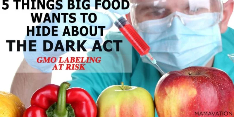 Top 5 Things Big Food Wants to Hide from You About the DARK Act