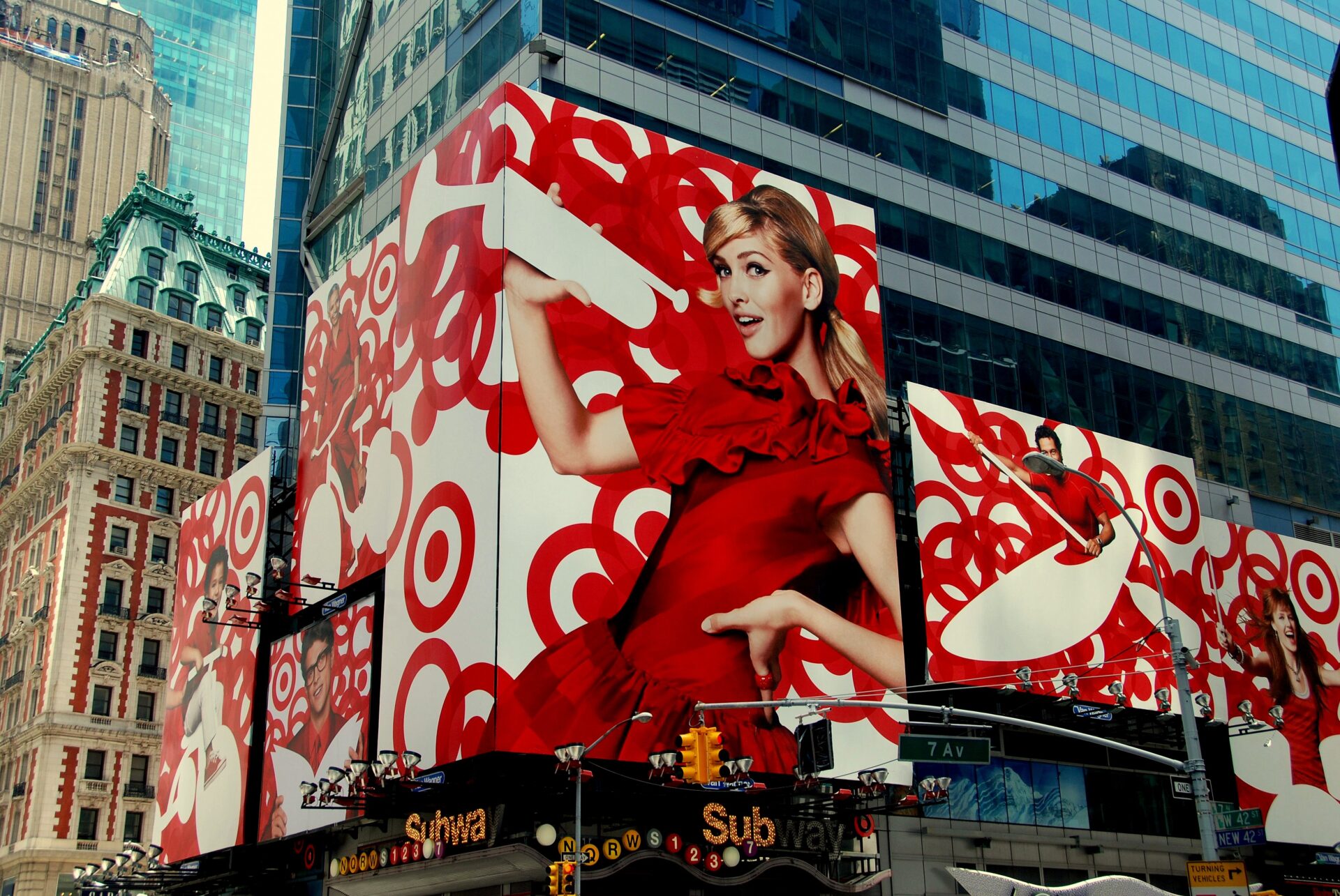 Target logo on New York Square