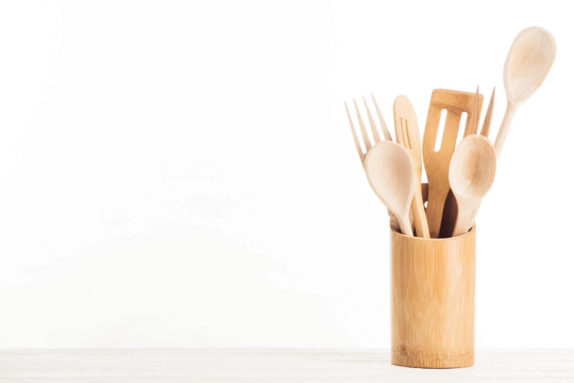 Wooden kitchen utensils