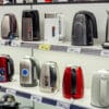 Electric kettles on the store shelves