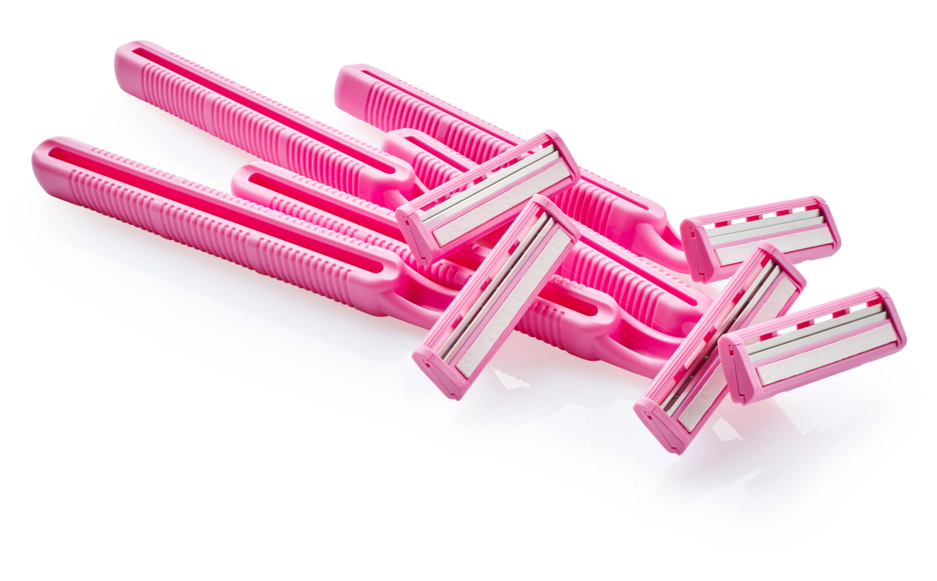Pink razors coated in PFAS "forever chemicals" 