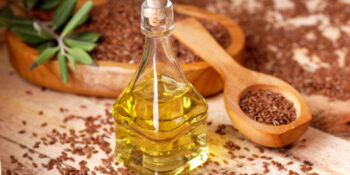 Flaxseed oil that tests positive for phthalates