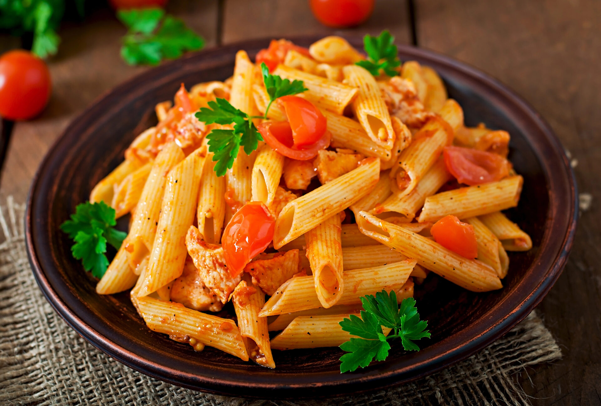 penne with pasta sauce tested for PFAS