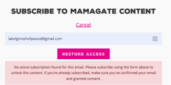 MAMAGATE content gating system