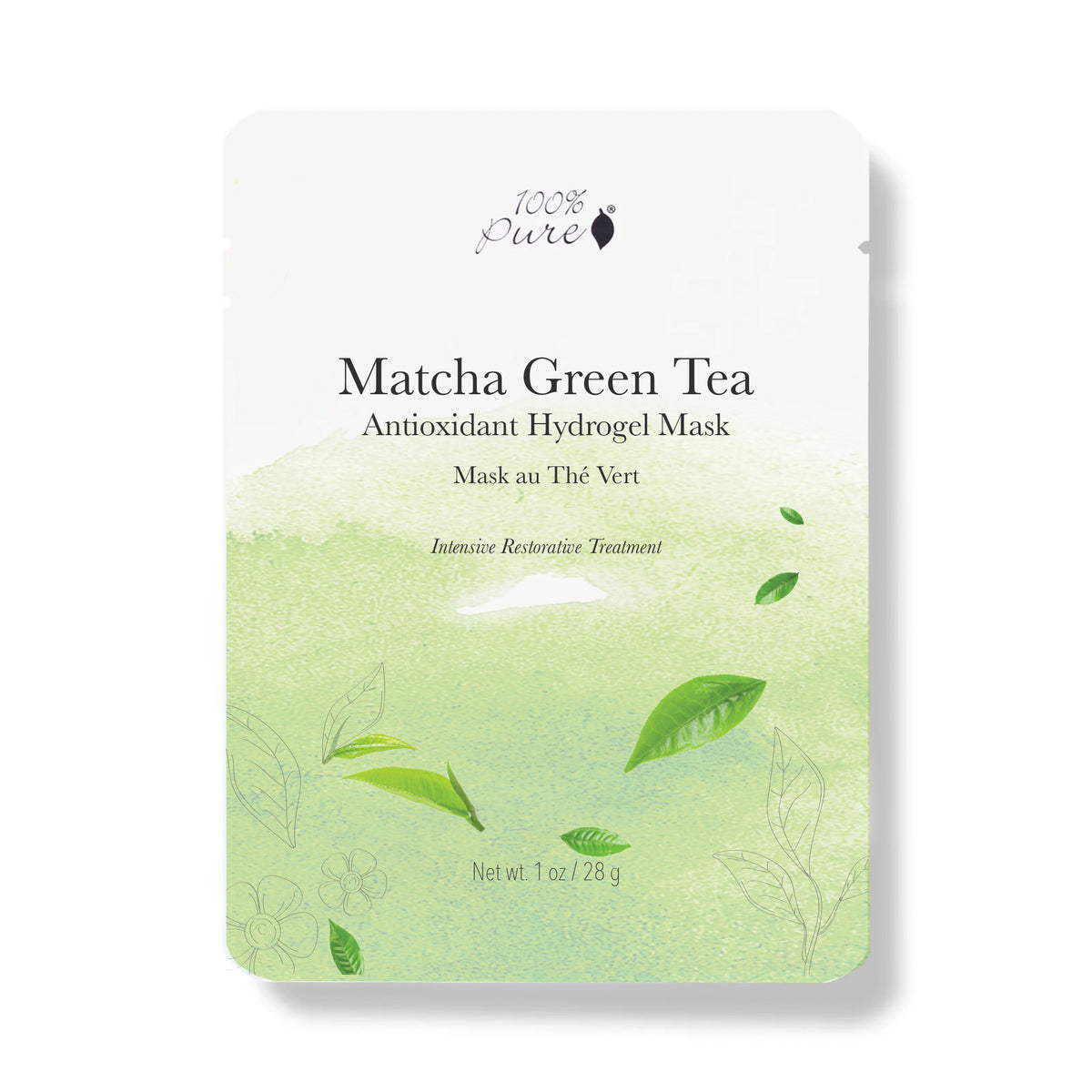 100% Pure Green Tea Water Bomb Mask
