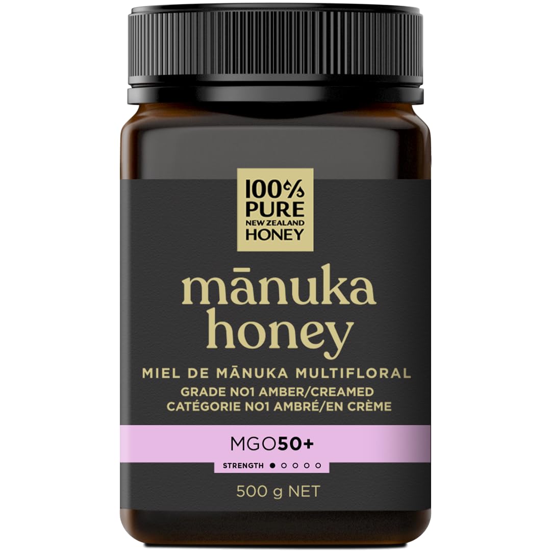 100% Pure New Zealand Honey Multifloral Manuka MGO 50+ Honey