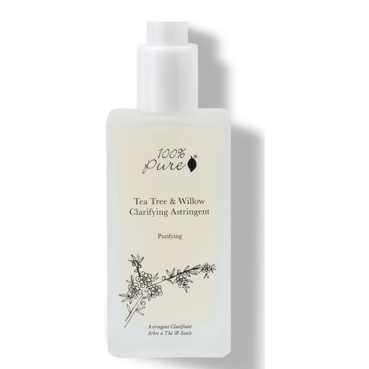 100% Pure Tea Tree & Willow Clarifying Astringent