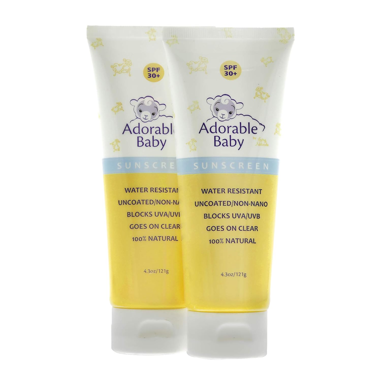 Adorable Baby Natural Baby Sunscreen, SPF 30