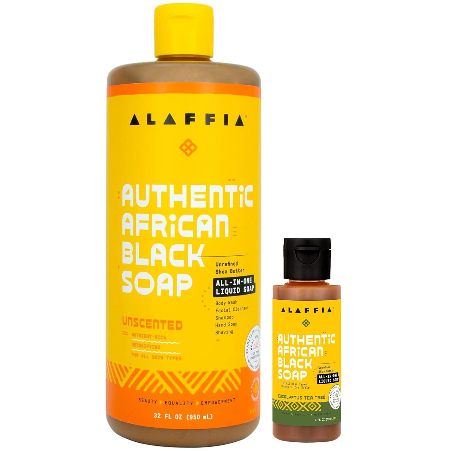 Alaffia Authentic African Black Soap Unscented