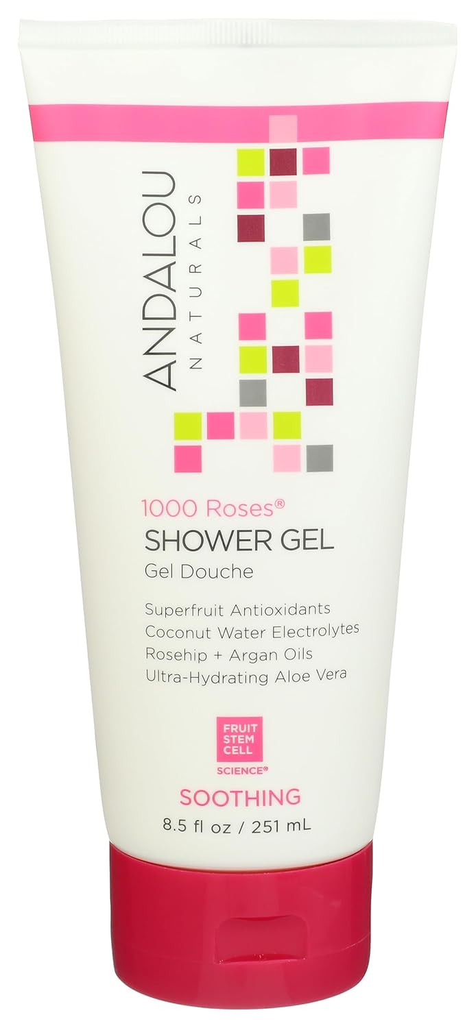 Andalou Naturals 1000 Roses Soothing Shower Body Wash
