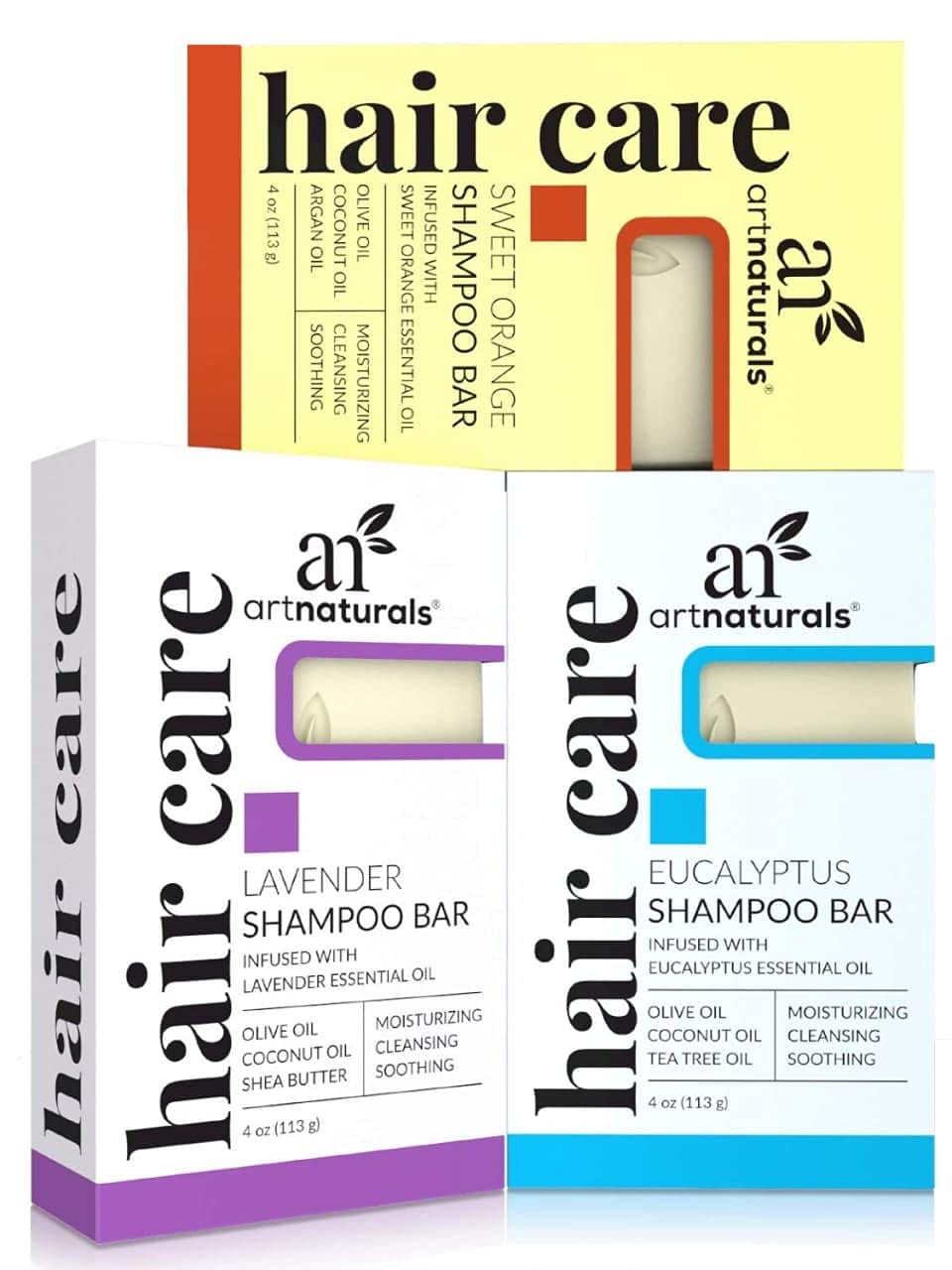 ArtNaturals Shampoo Bars: Lavender, Eucalyptus, or Sweet Orange