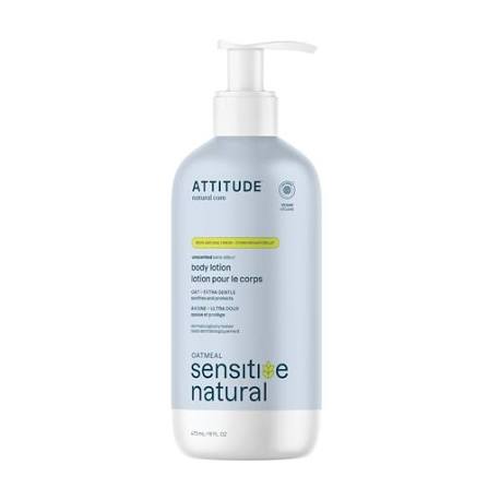 ATTITUDE Sensitive Skin Body Lotion, Fragrance-Free