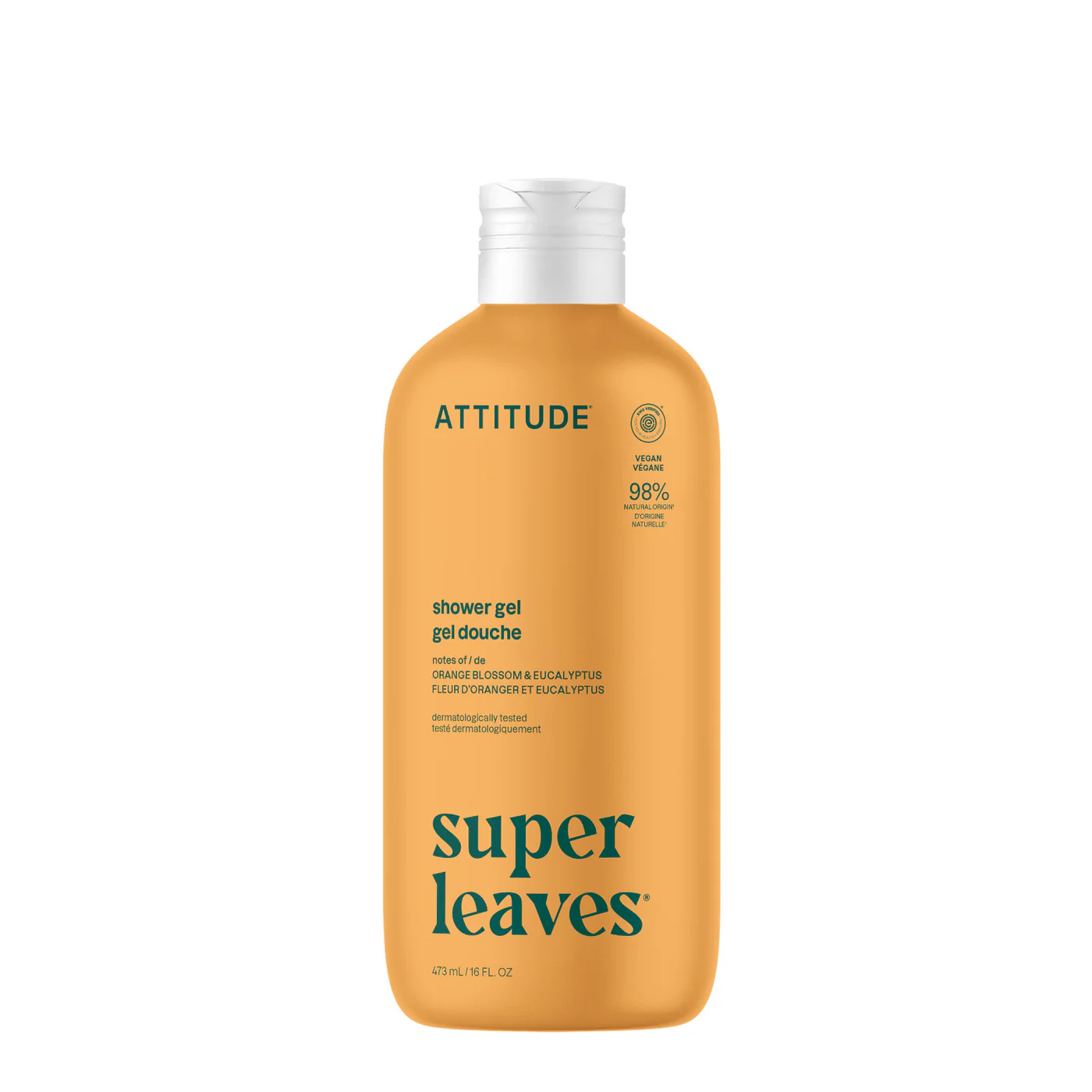 ATTITUDE Sensitive Skin Body Wash Orange Blossom & Eucalyptus