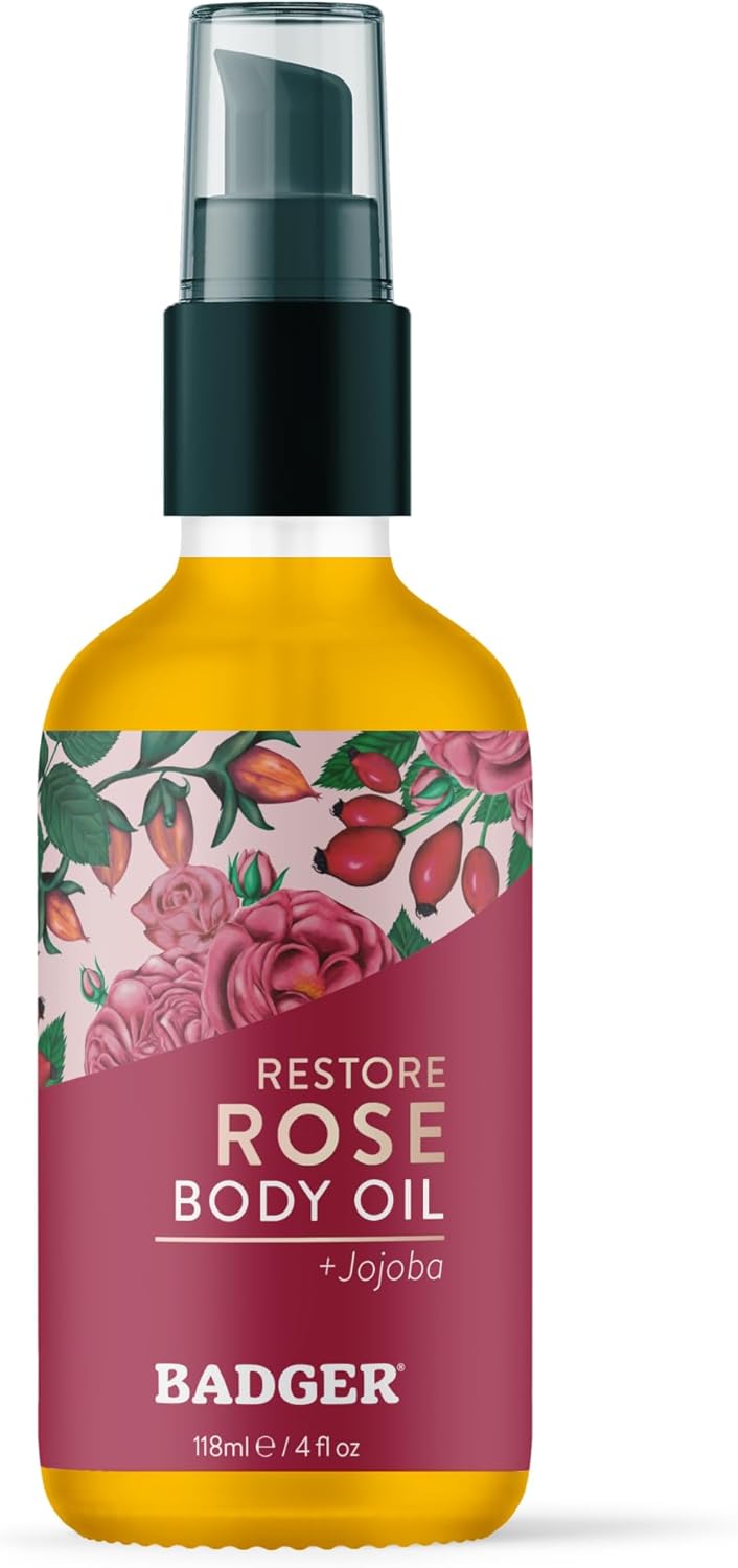 Badger Balm Damascus Rose Body Oil
