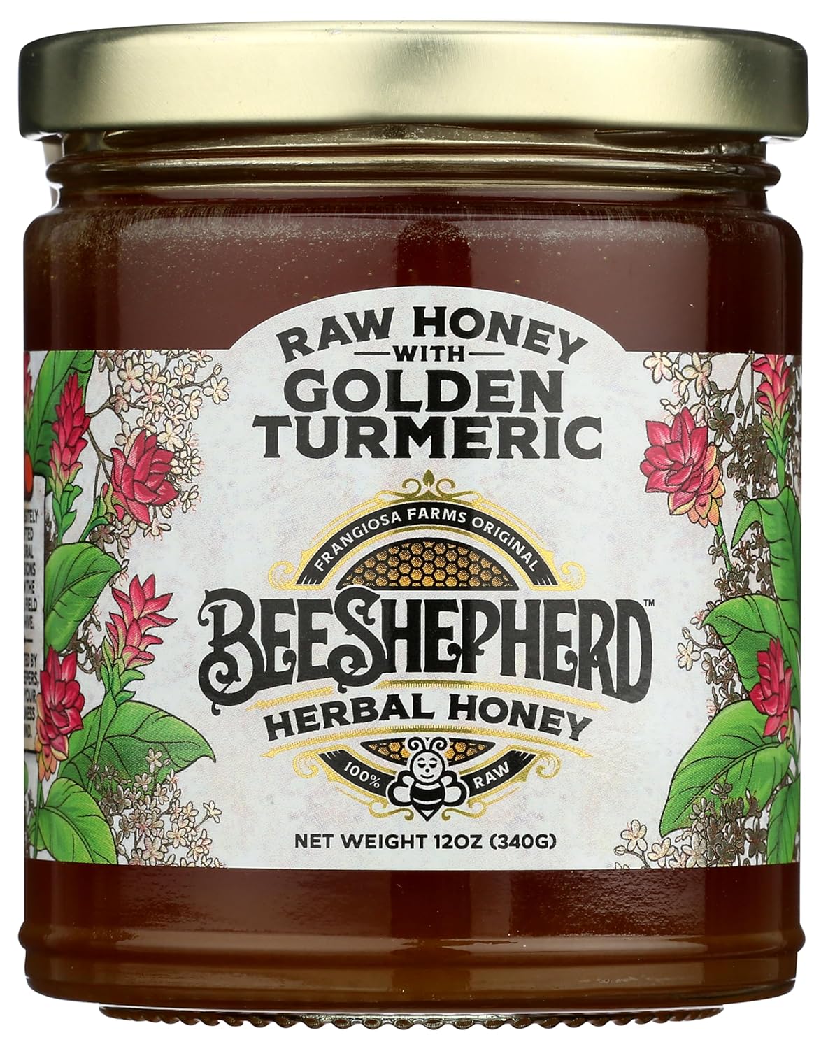 Bee Shepard Frangiosa Farms Golden Turmeric in Raw Honey