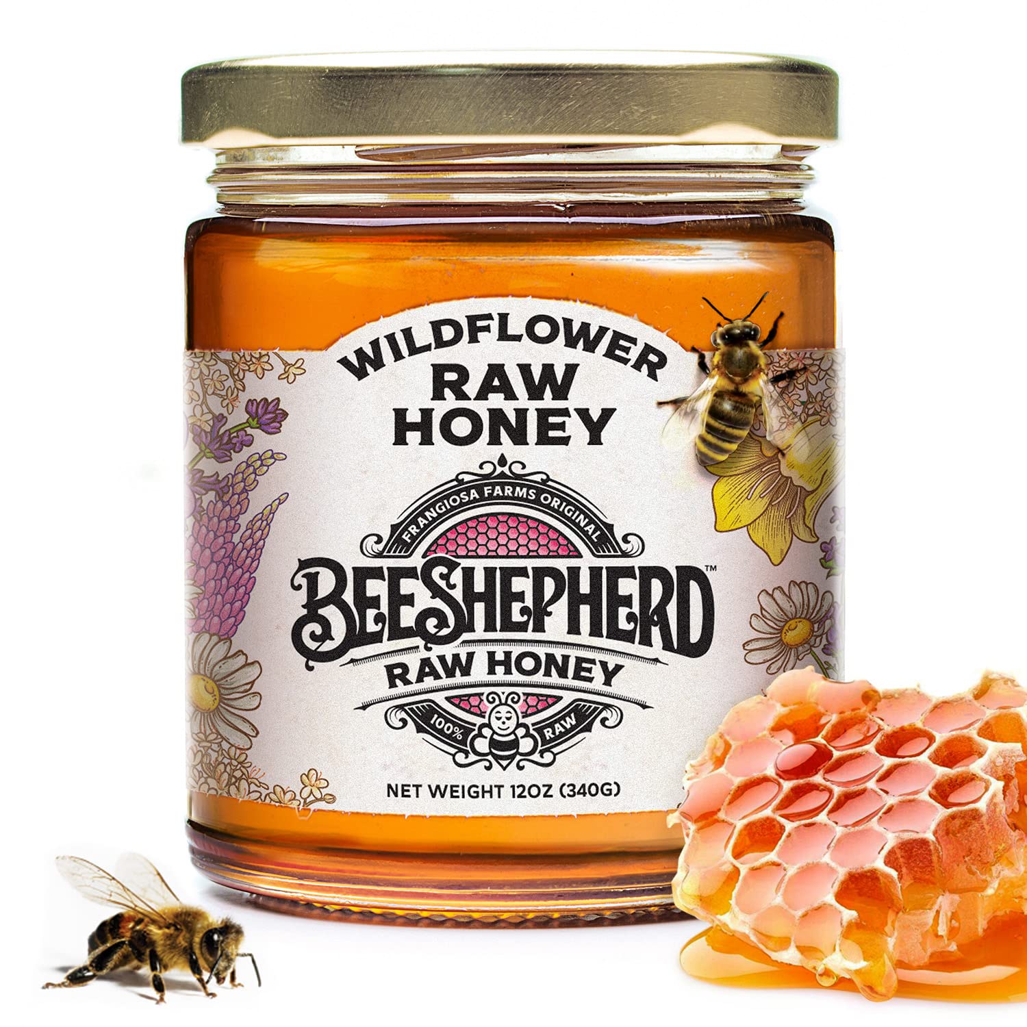 Bee Shepard Frangiosa Farms Raw Colorado Wildflower Honey
