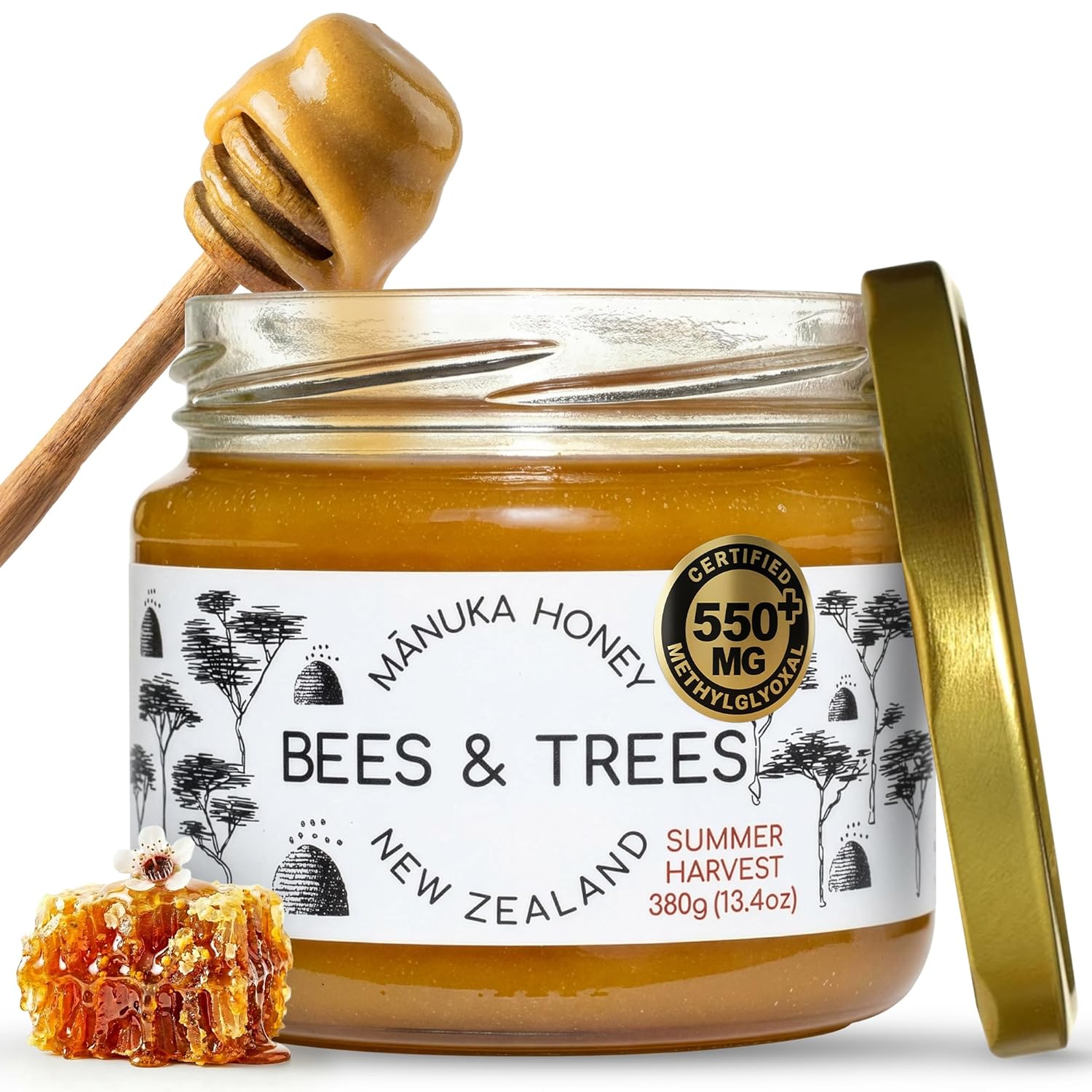 Bees and Trees Honey Manuka Honey 550+ MG/kg