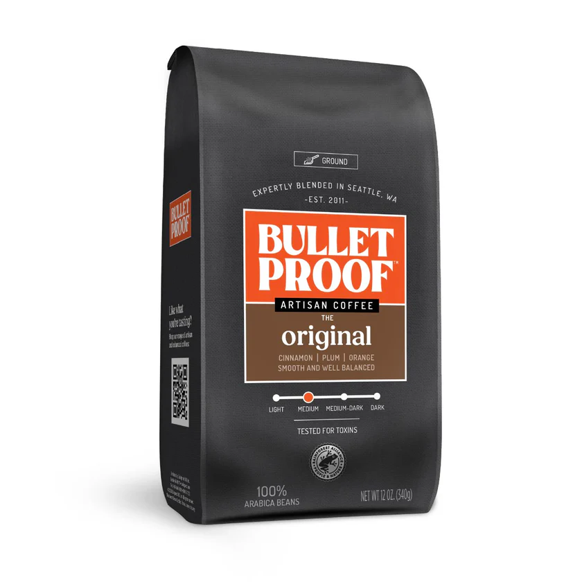 Bulletproof The Original Sweet & Smooth Clean Coffee Medium Roast Ground Coffee