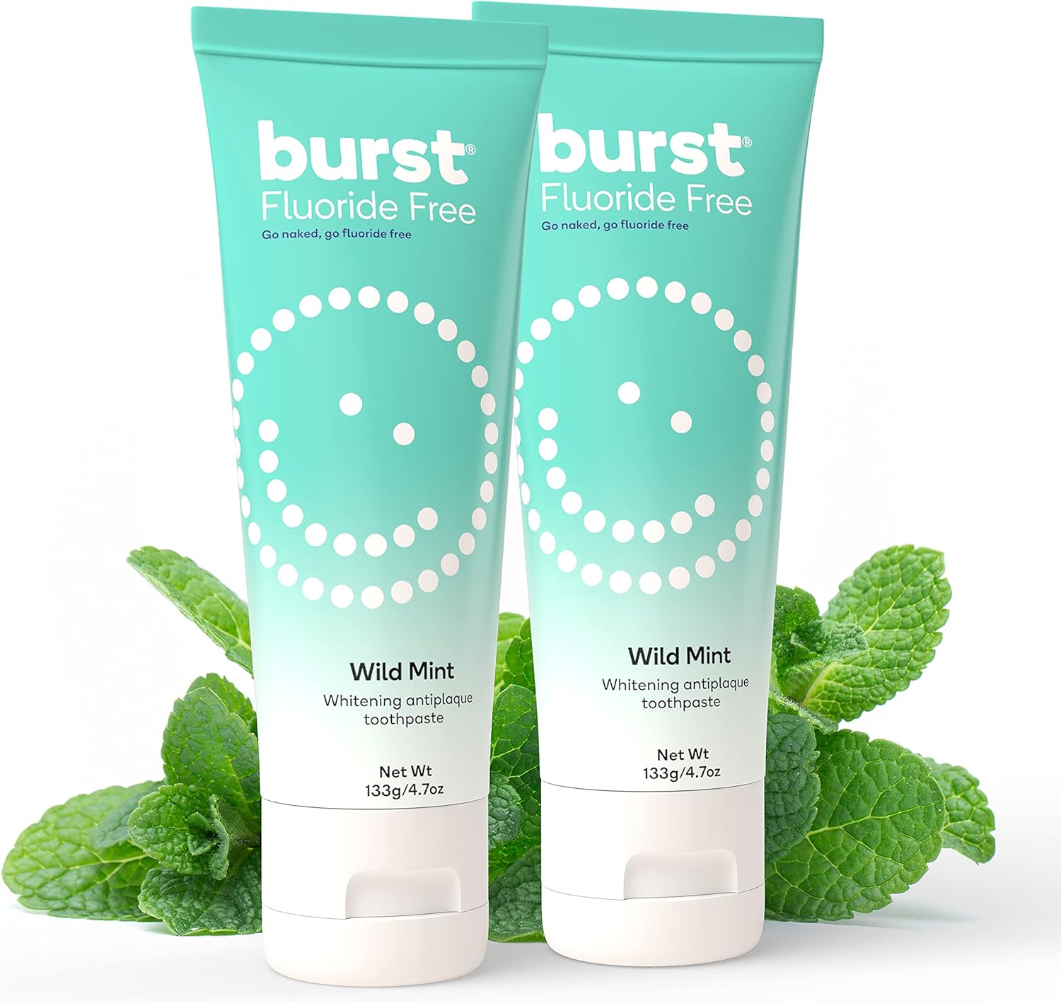 Burst Natural Fluoride Free Wild Mint Toothpaste