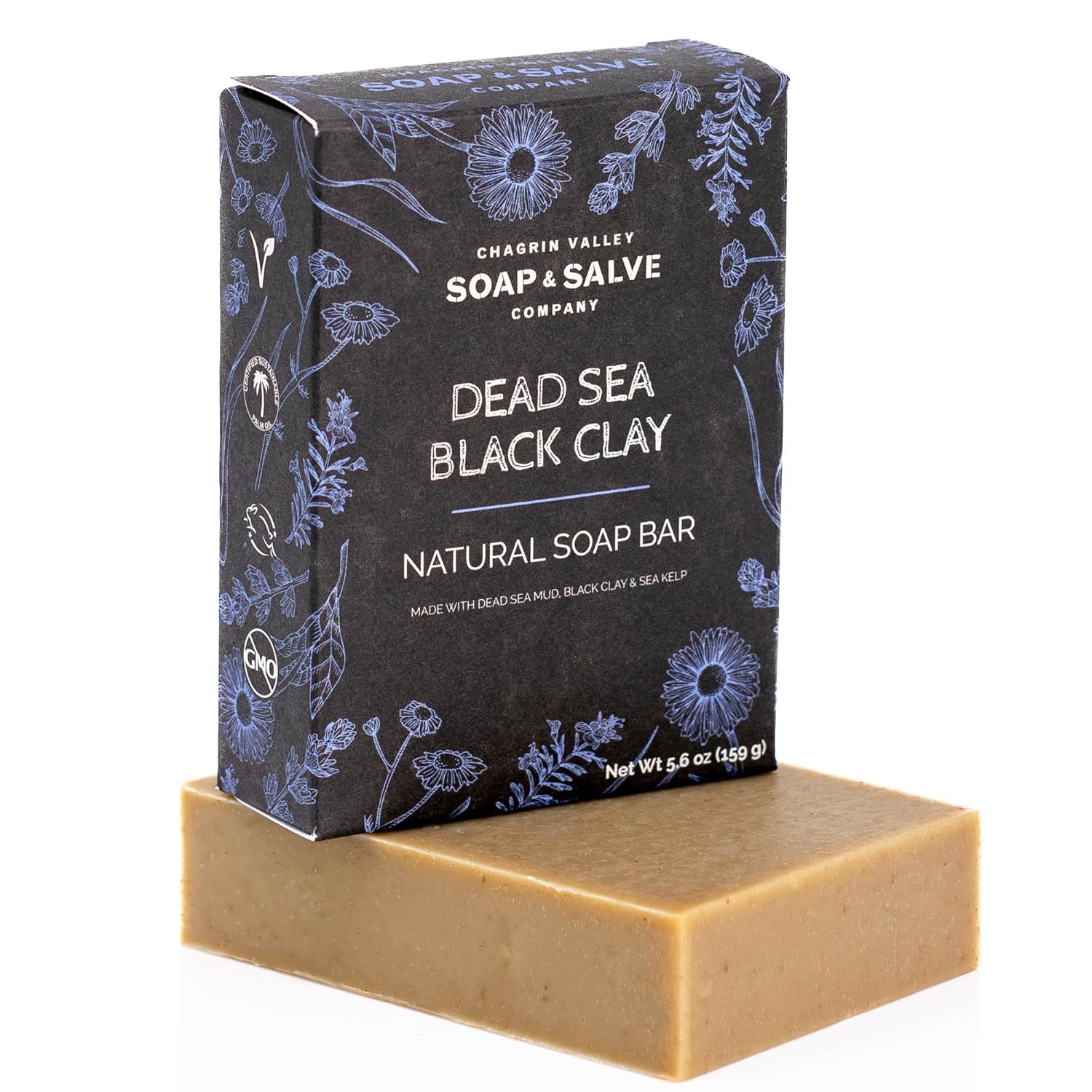 Chagrin Valley Shower Dead Sea Black Clay Soap