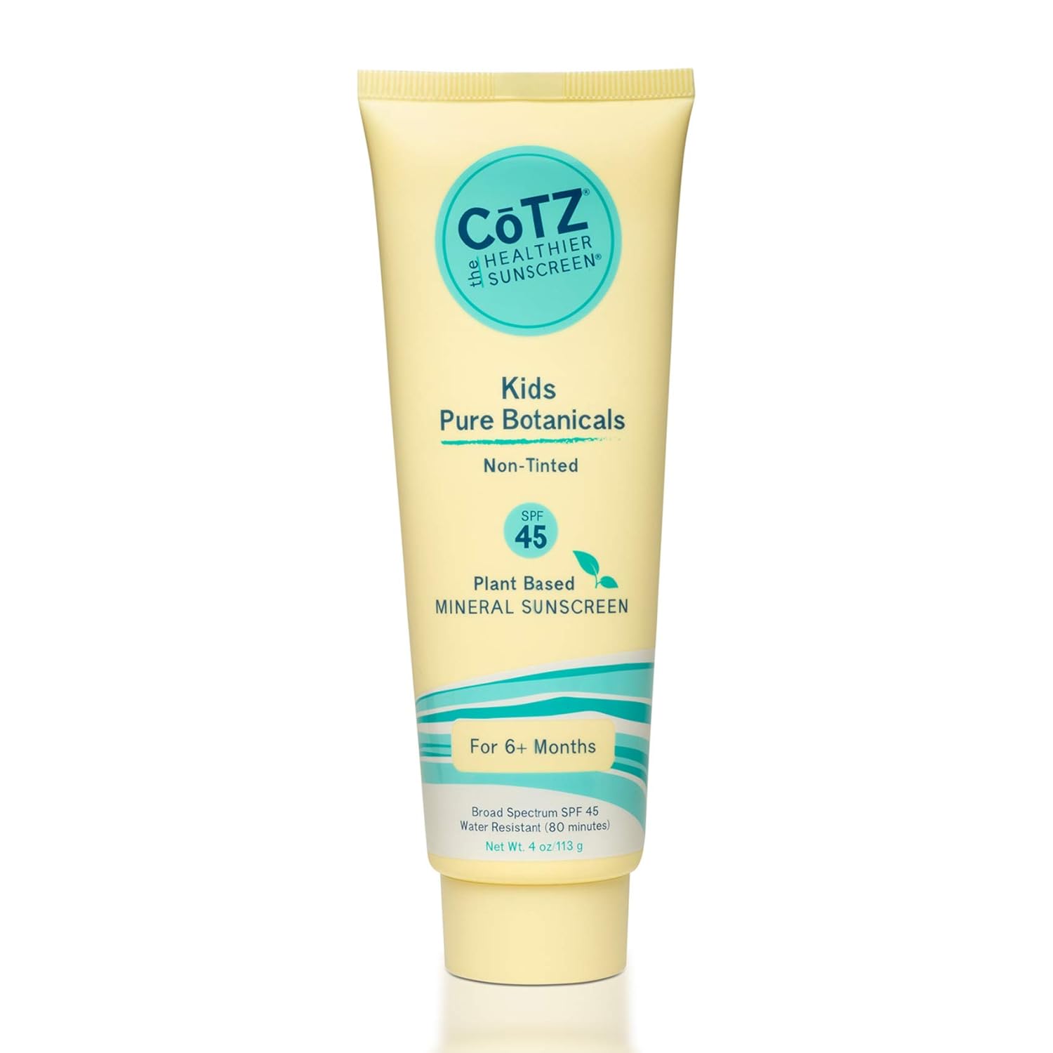 Cotz Healthier Sunscreen Kids Pure Botanicals, SPF 45