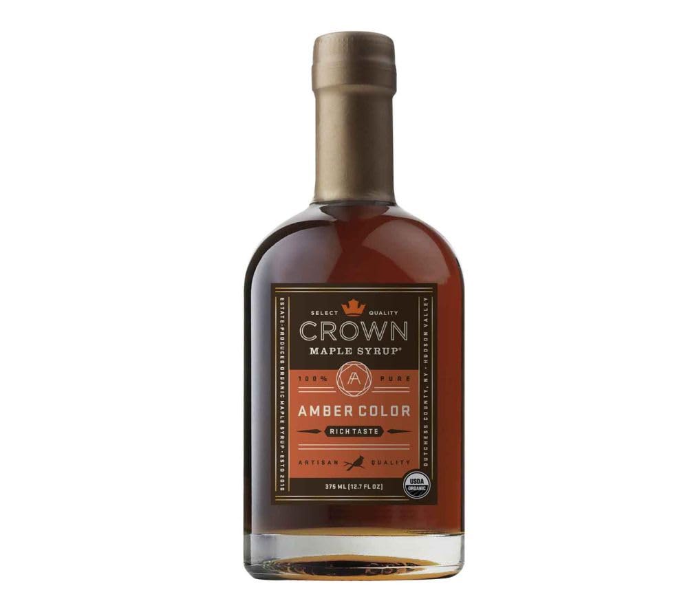 Crown Maple Amber Color Rich Organic Maple Syrup