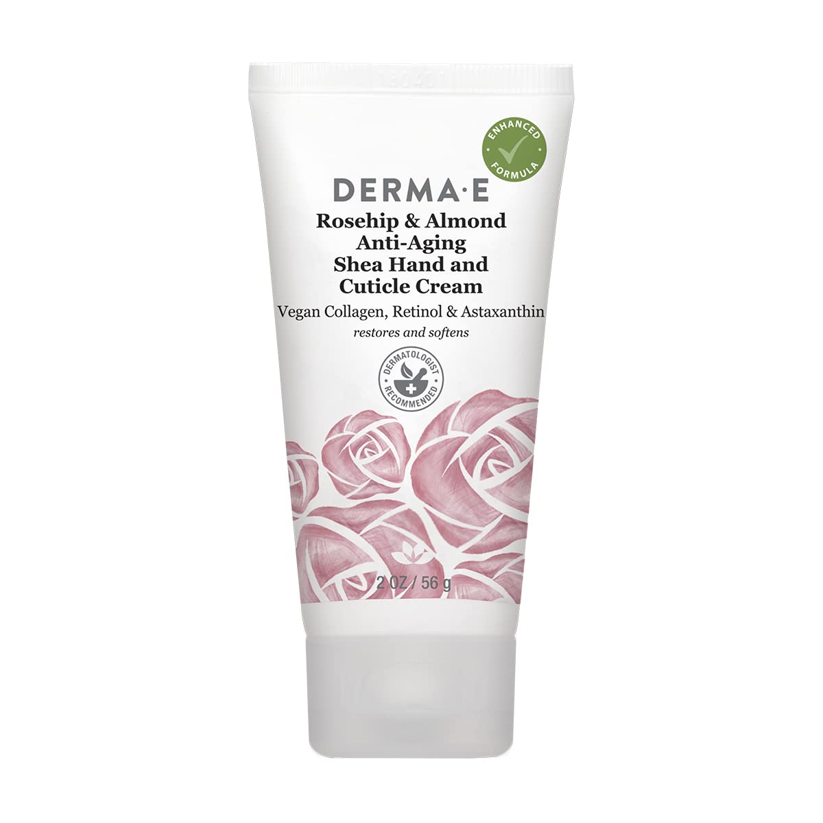 DERMA E Protecting Shea Hand & Cuticle Cream, Rosehip & Almond