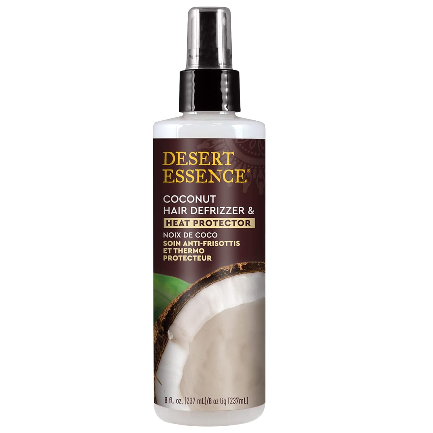 Desert Essence Coconut Hair Defrizzer And Heat Protector