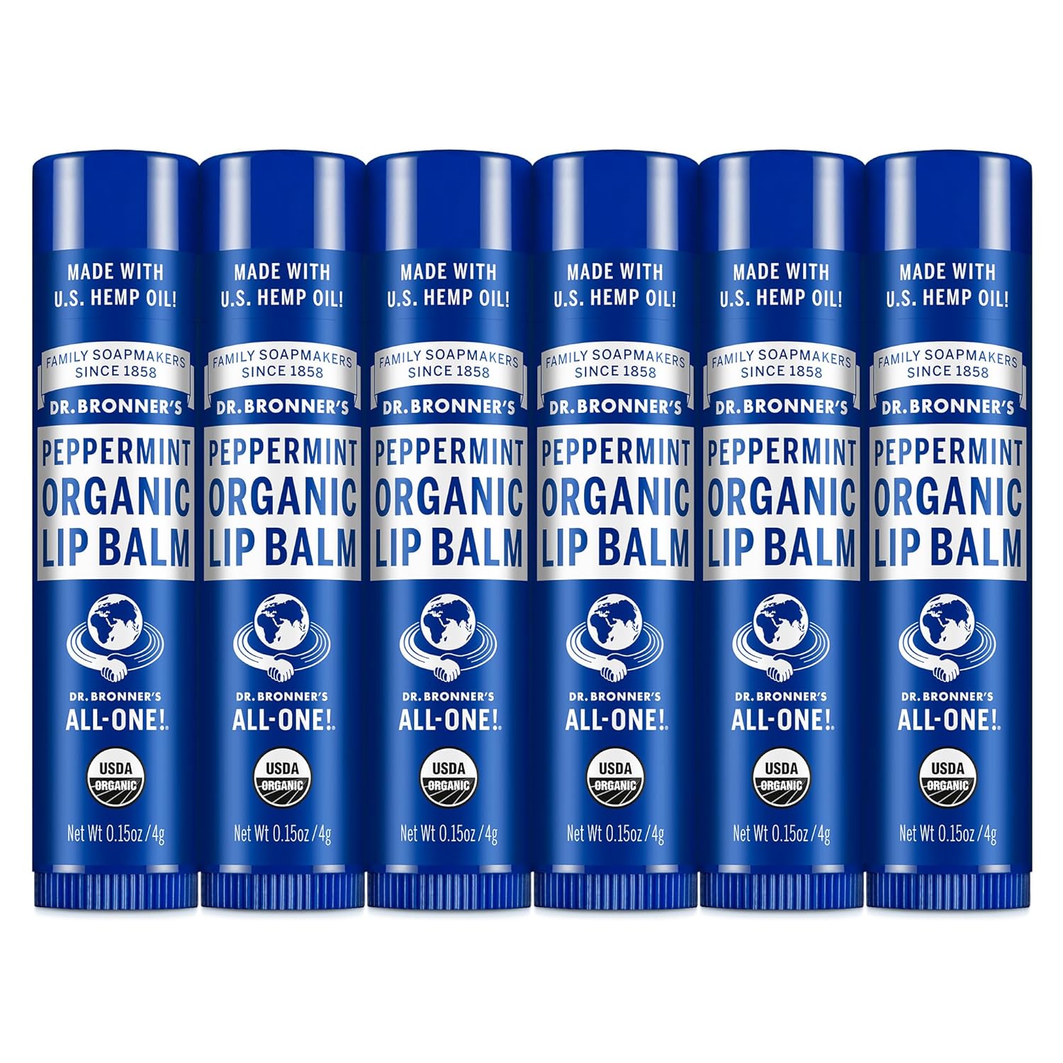 Dr. Bronners Peppermint Organic Lip Balm