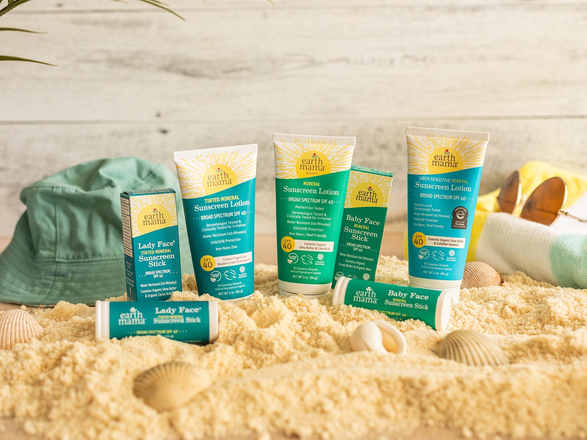 Earth Mama Kids Mineral Sunscreen Lotion, SPF 40