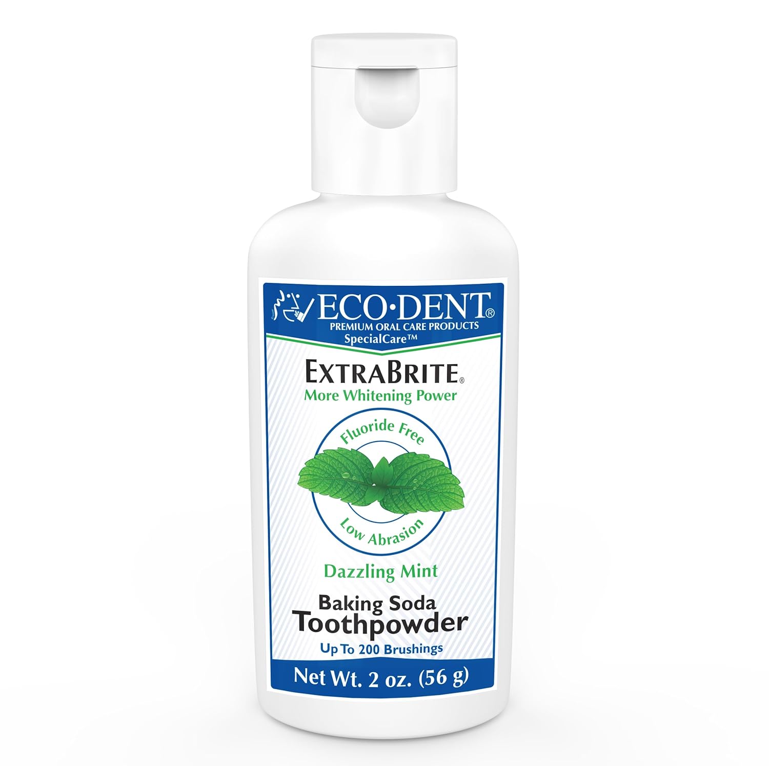 Eco-Dent Extrabrite Baking Soda Toothpowder Dazzling Mint