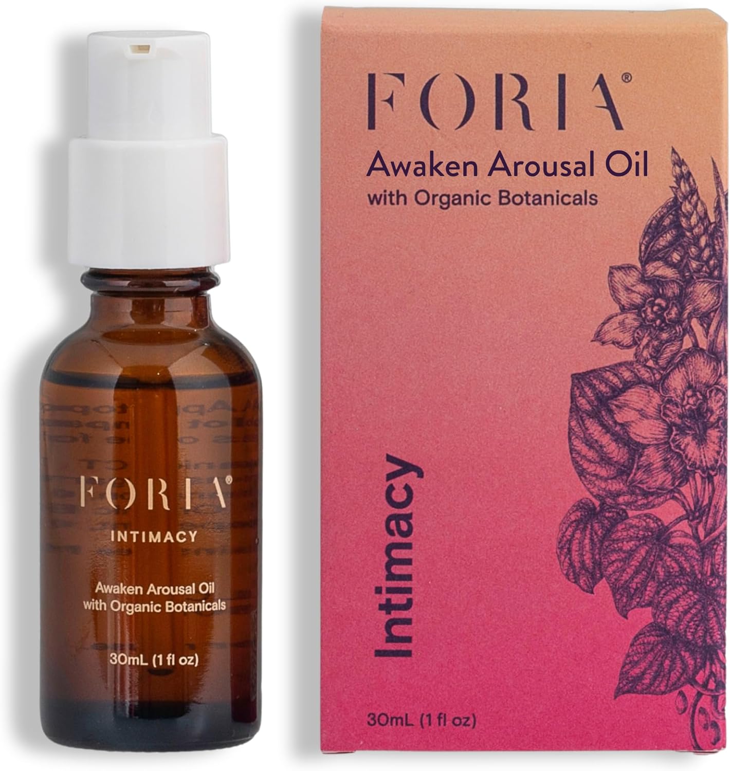 Foria Awaken Arousal Oil with Organic Botanicals Intimacy