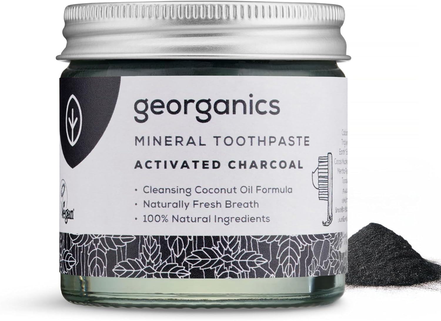 Georganics Mineral Toothpaste Activated Charcoal