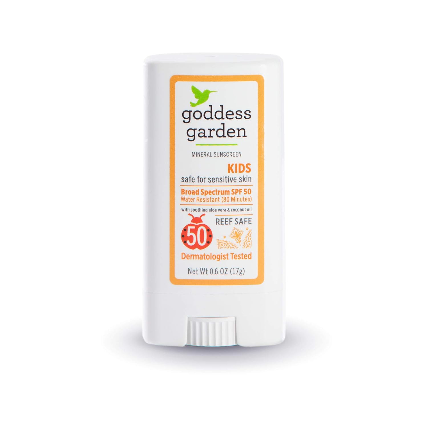Goddess Garden Organics Kids Mineral Sunscreen Stick, SPF 50