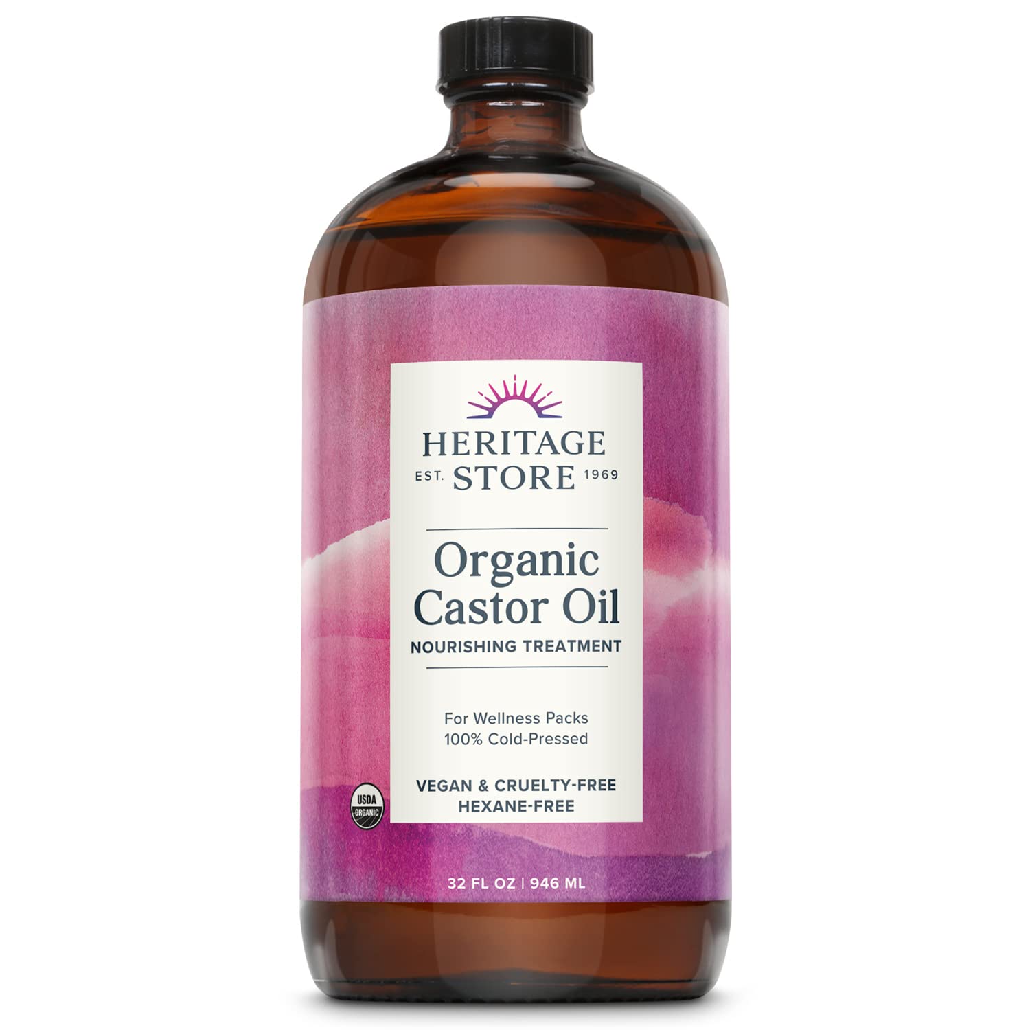 Heritage Store Organic Castor Oil