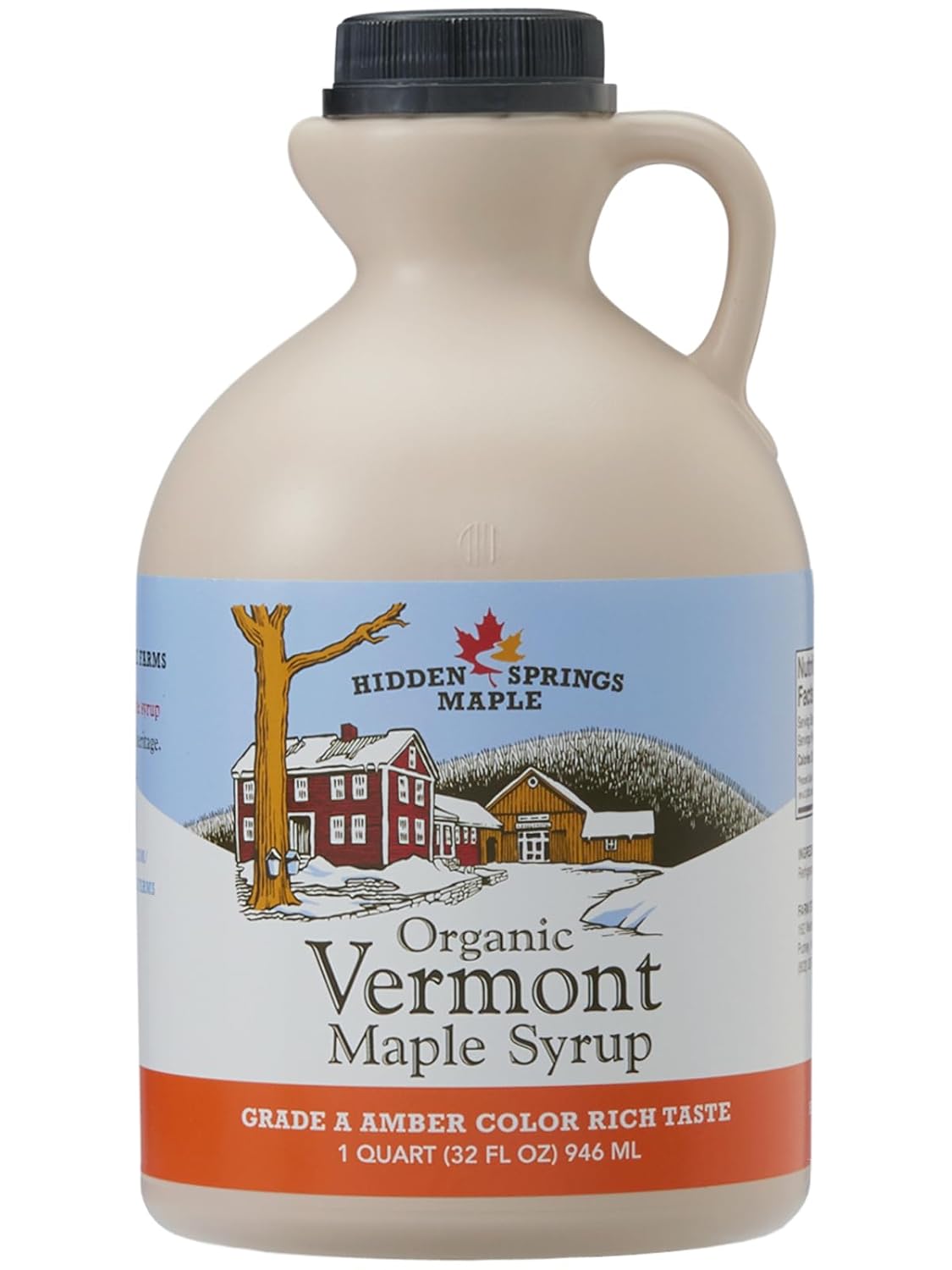 Hidden Springs Maple Organic Vermont Maple Syrup