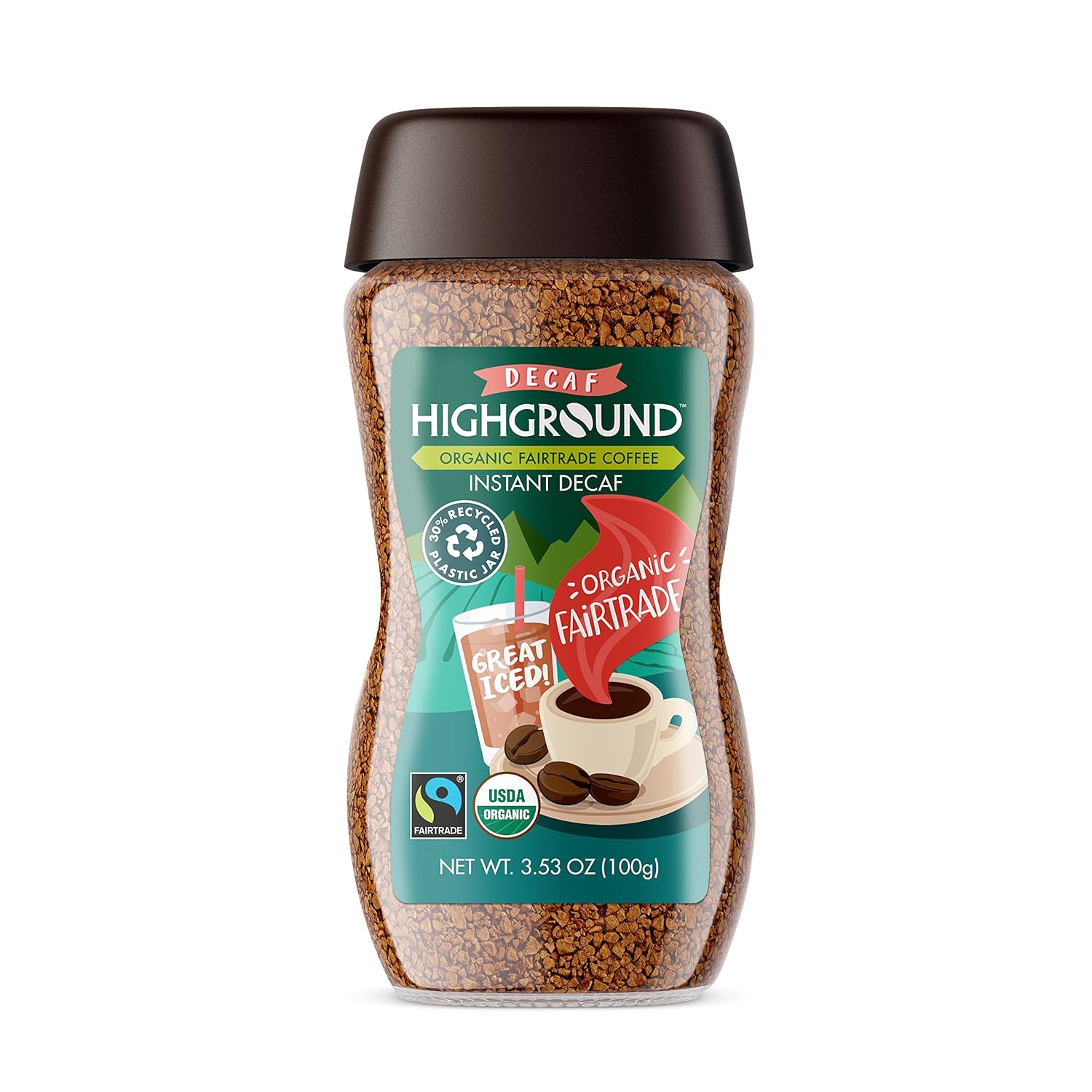 High Ground Organic Instant Decaf Coffee
