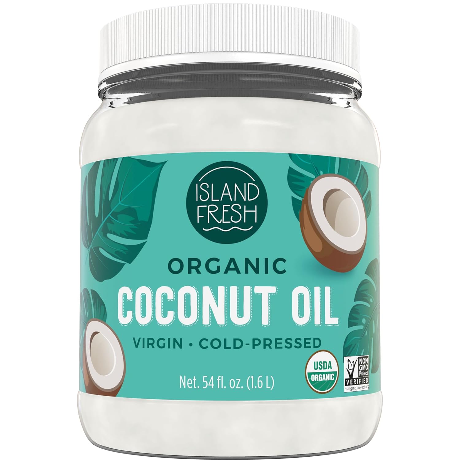 Island Fresh Organic Coconut Oil Virgin Cold Pressed