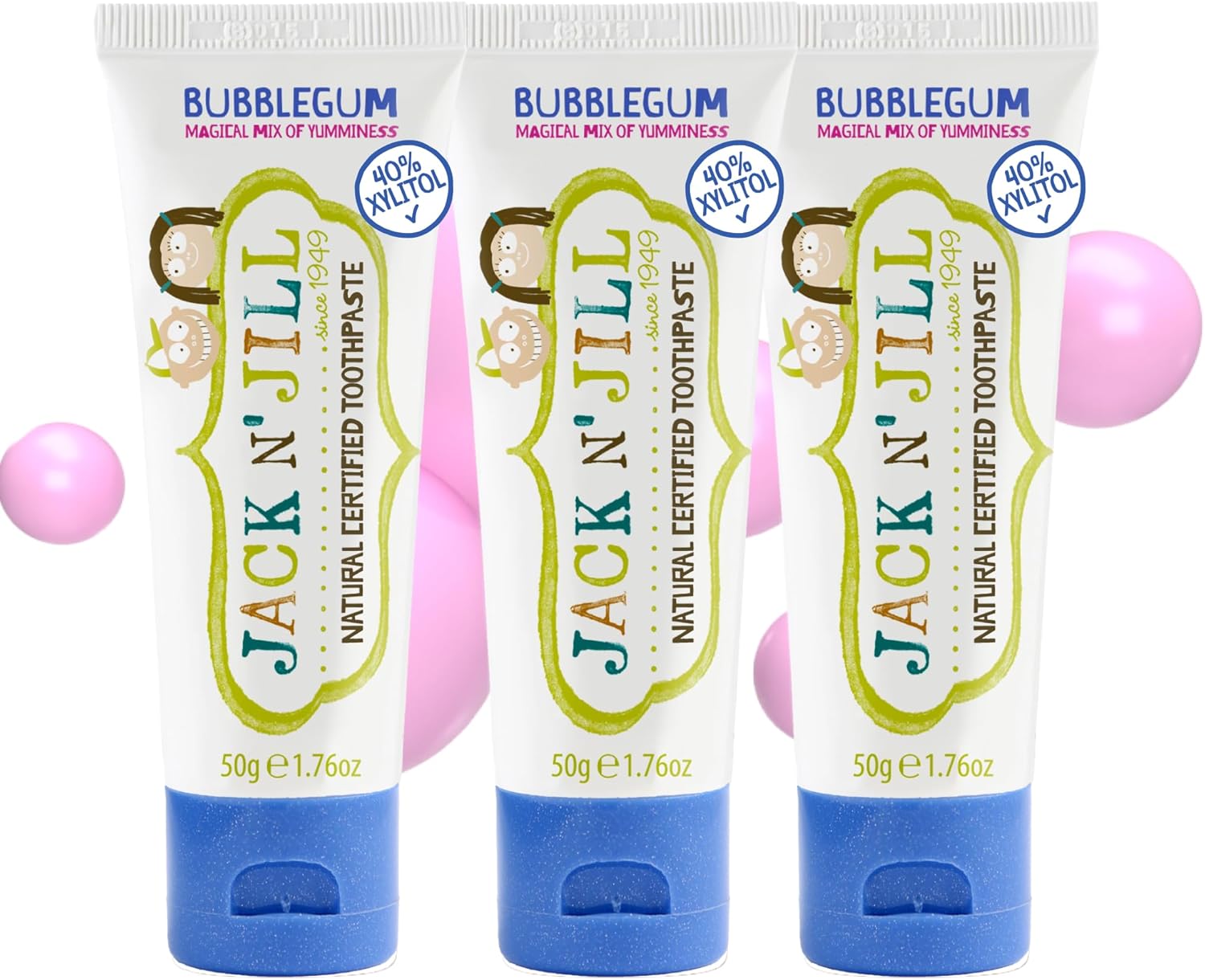 Jack N' Jill Natural Toothpaste Bubblegum