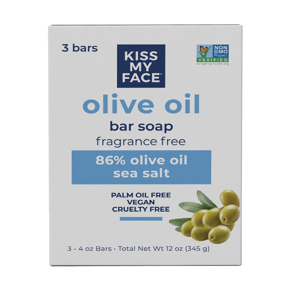 Kiss My Face Olive Oil & Aloe Bar Soap