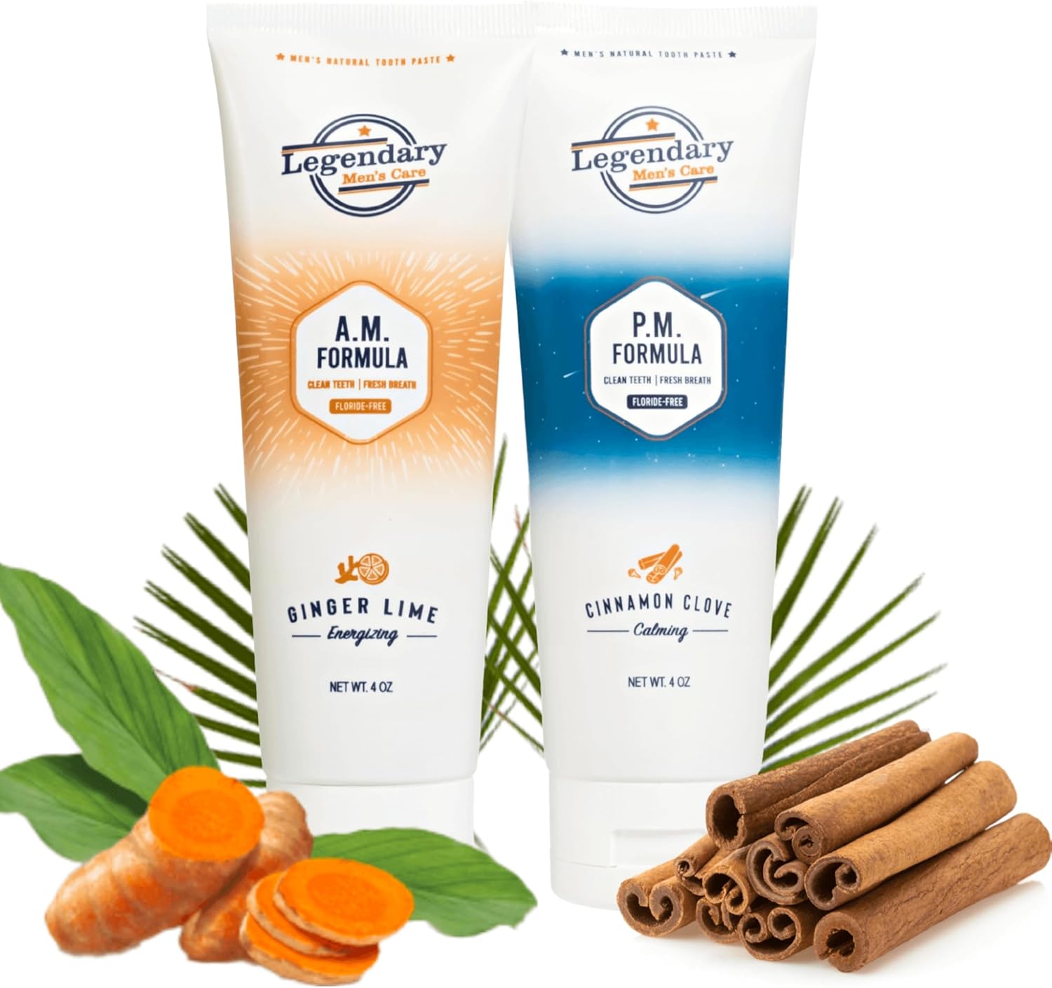 Legendary Men's Care P.M. Formula Cinnamon Clove Flouride-Free