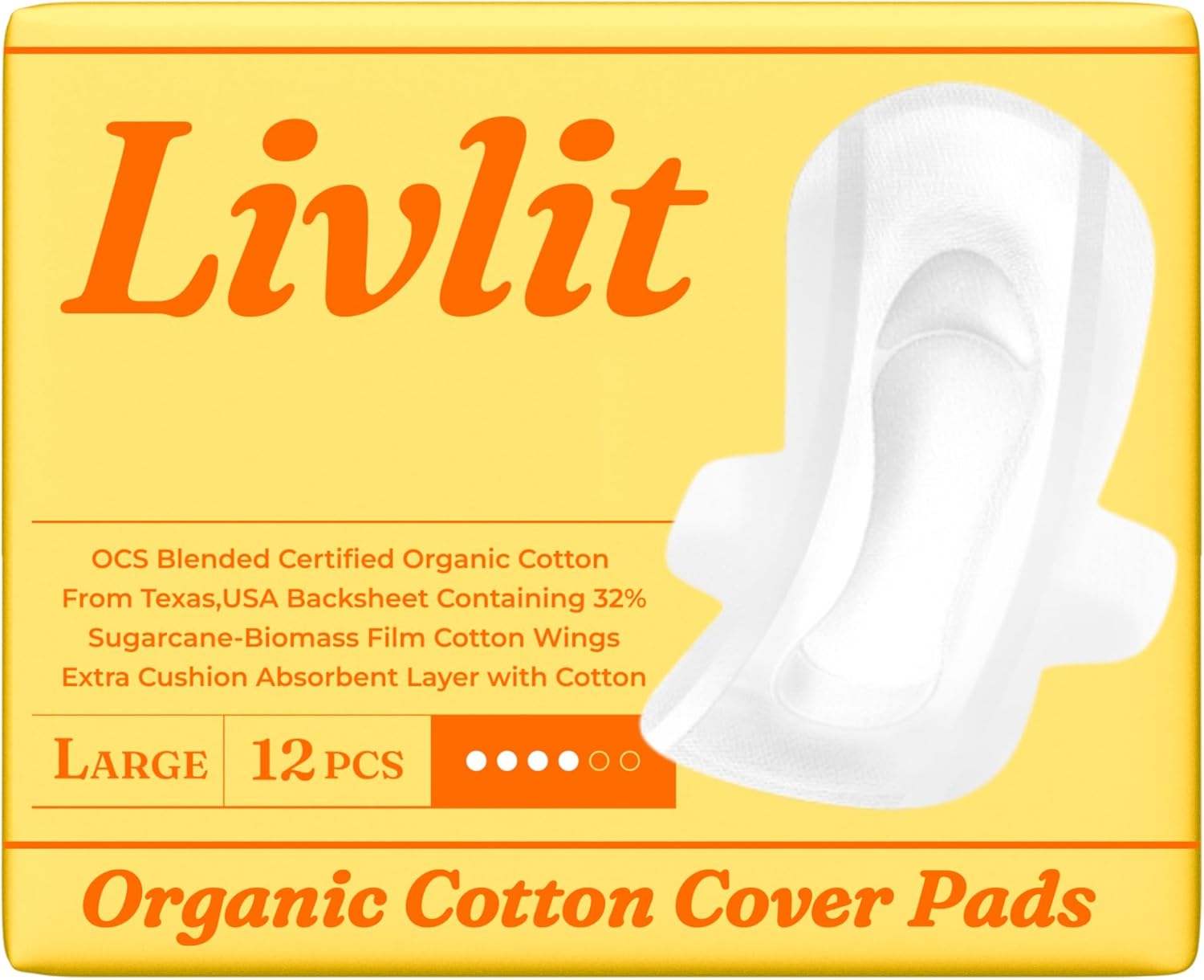 Livlit Organic Cotton Cover Pads