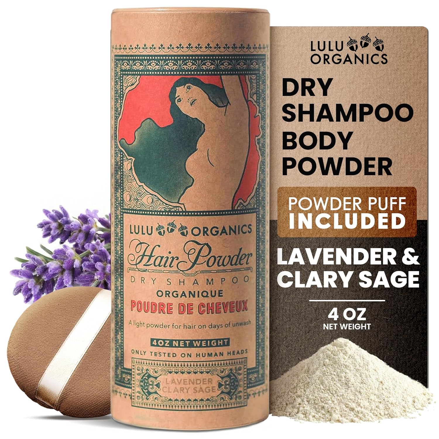 Lulu Organics Hair Powder Dry Shampoo