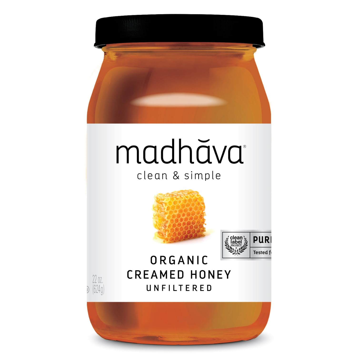 Madhava Organic Creamed Honey