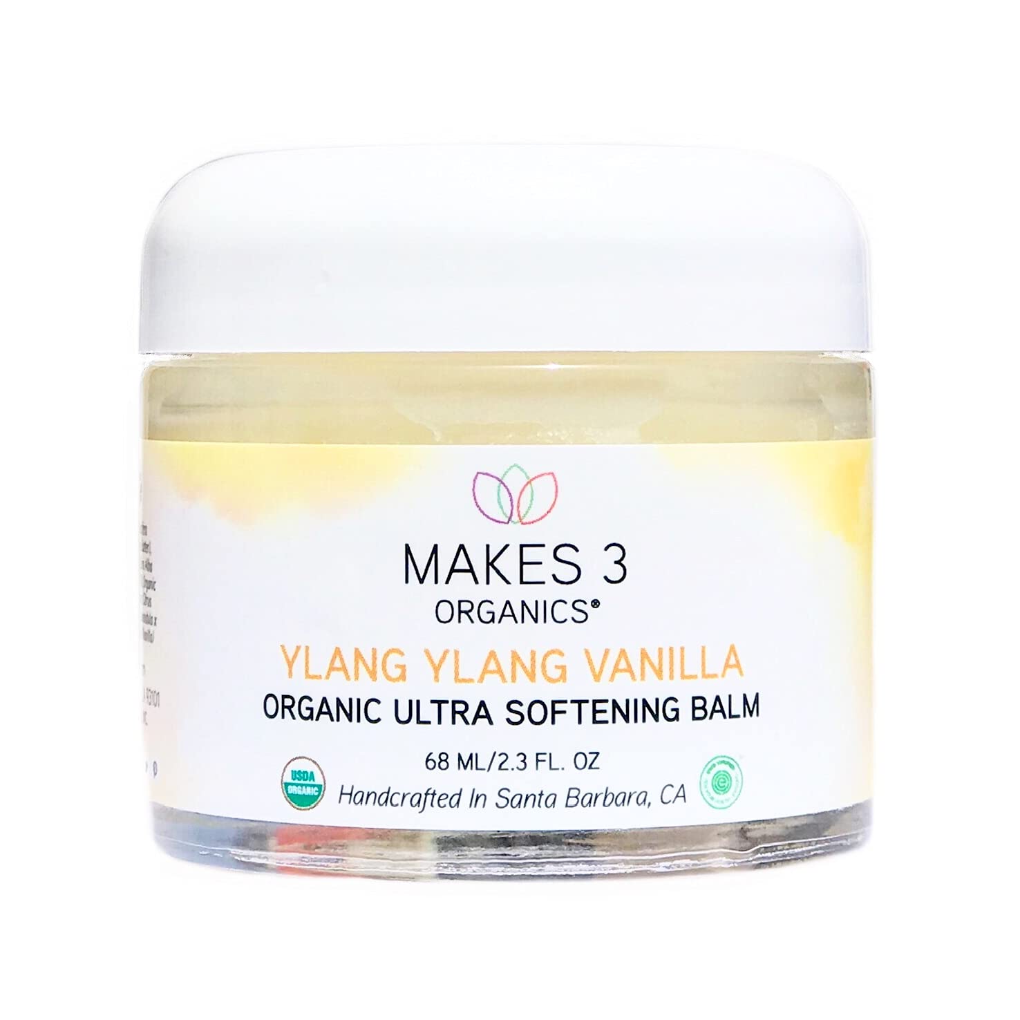 Makes 3 Organics Organic Ylang Ylang Vanilla Ultra Softening Balm