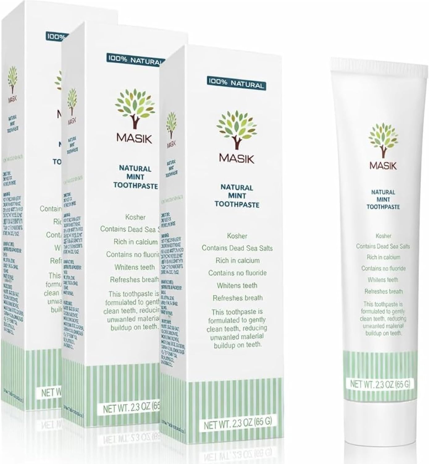 Masik Toothpaste (Mint or Lemongrass)