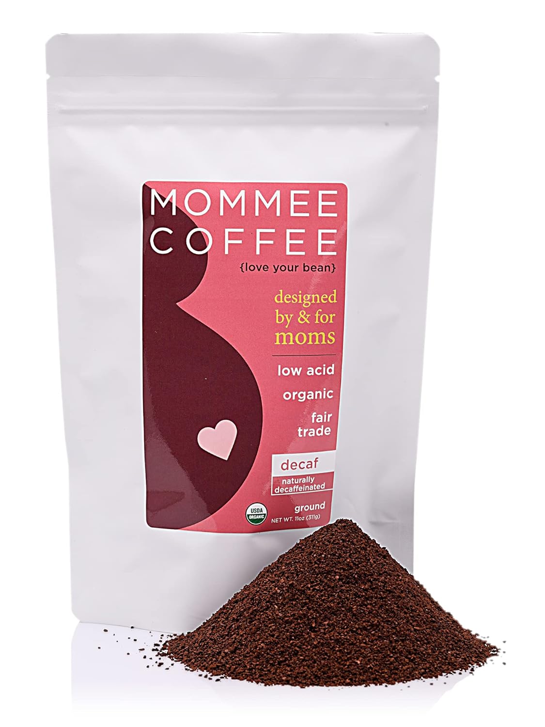 Mommee Coffee Low Acid Organic Decaf Coffee