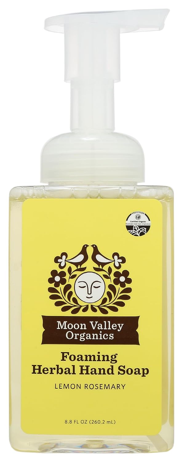 Moon Valley Organics Foaming Herbal Hand Soap Lemon Rosemary