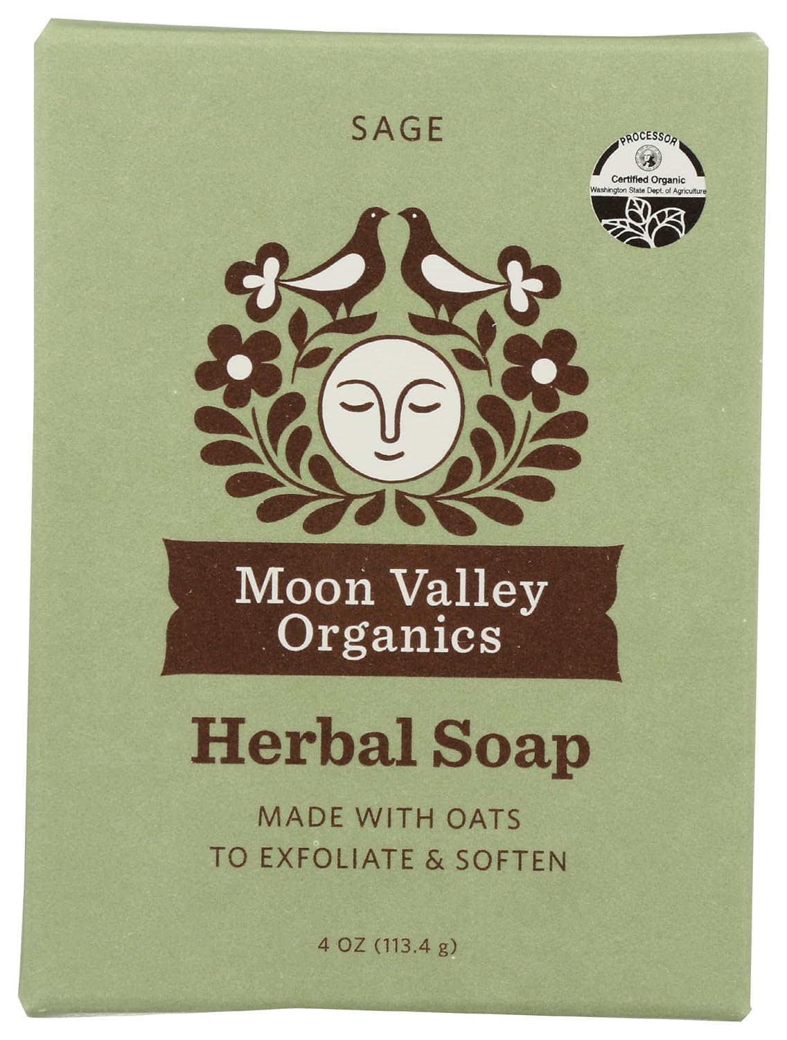 Moon Valley Organics Sage Herbal Soap Bar