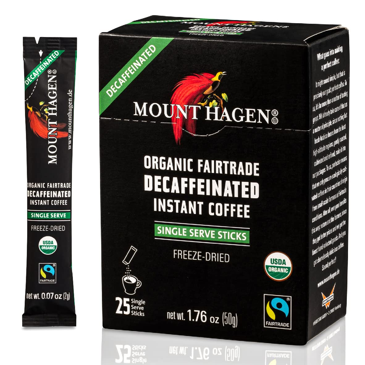 Mount Hagen Instant Organic Decaf Coffee